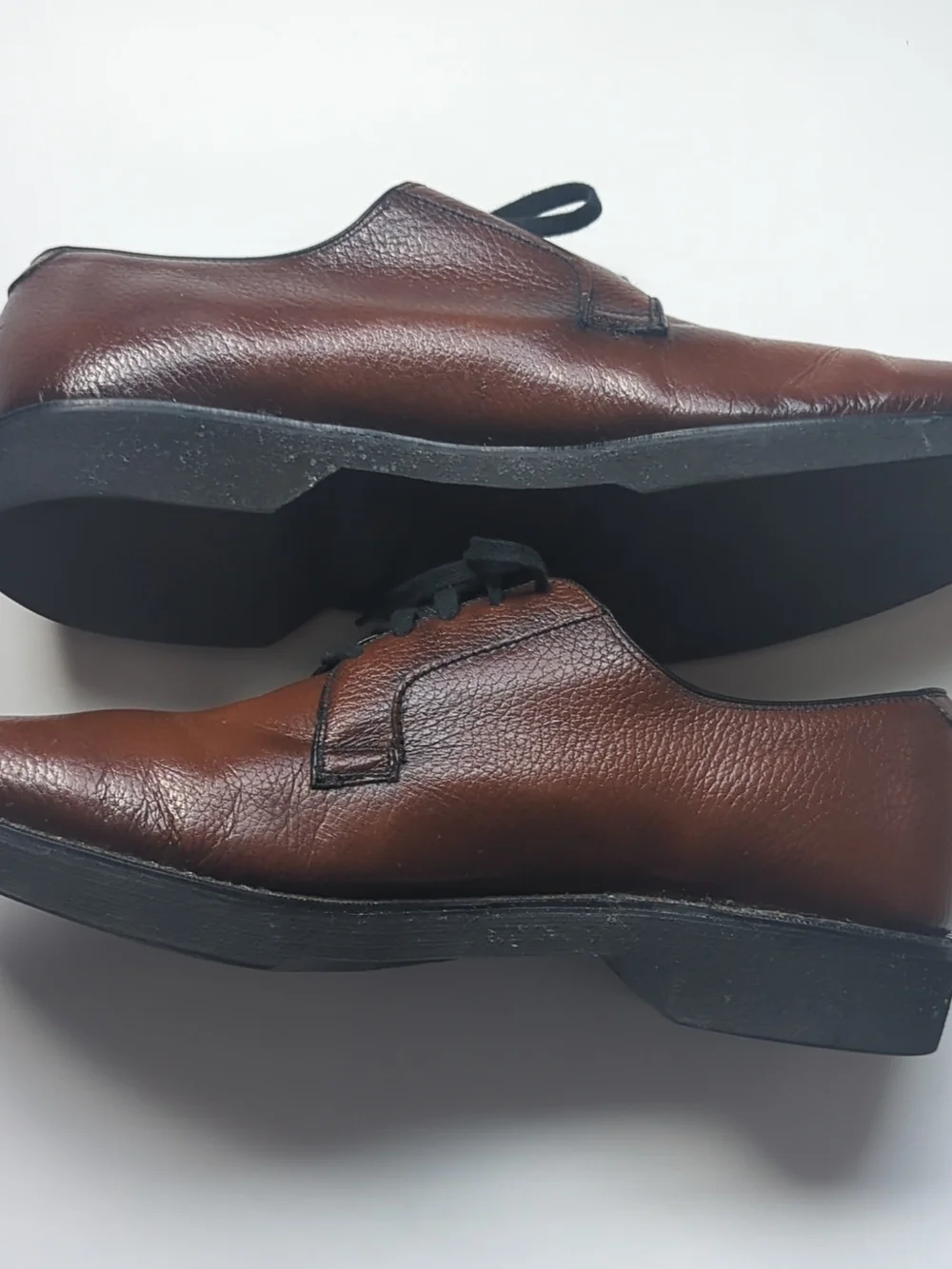 Vintage Weyenberg Brown Leather Derby Shoes Size 11C